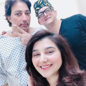 Tv Actress Javeria Saud and Saud with Dr Arif Hussain Best Plastic Surgeon In Karachi